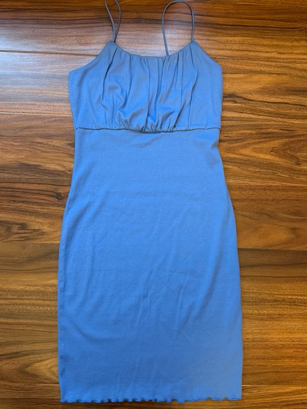 wild fable Blue Spaghetti-Strap Mini Dress